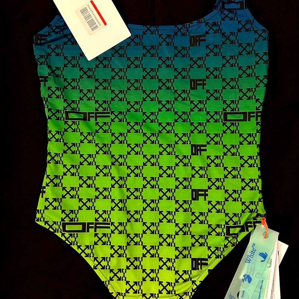 Off-White Ombré Swimsuit